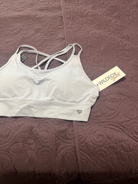 Wildfox Light blue Strappy Sports Bra